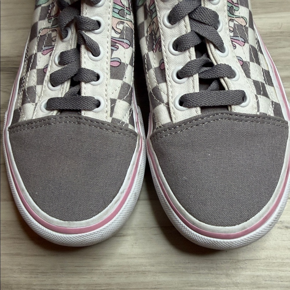 VANS Gray and Pink Women's Sneakers size 6.5 - Picture 12 of 14
